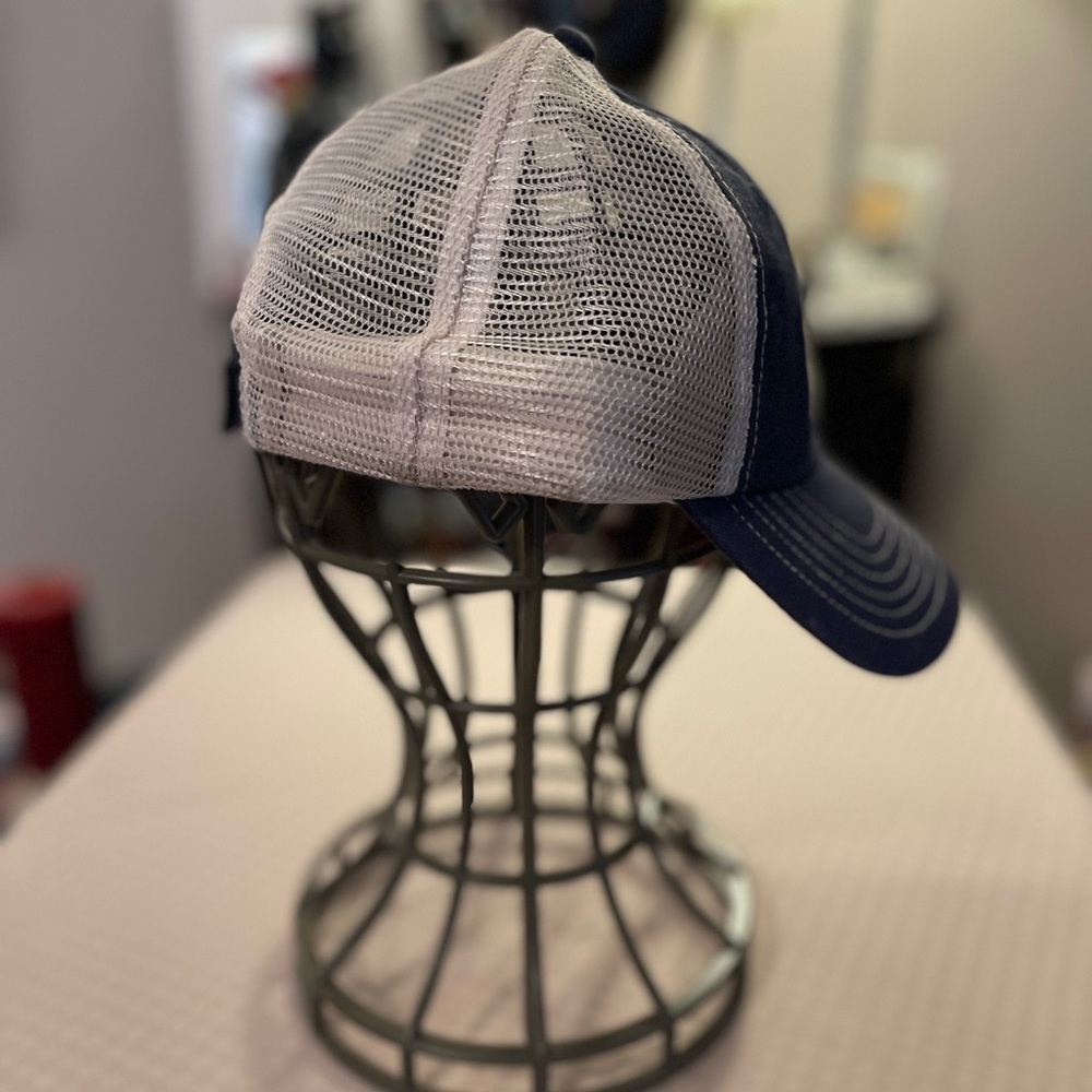 CAT Caterpillar logo mesh back adjustable hook & loop trucker dad hat cap. NWOT​ - Picture 2 of 5